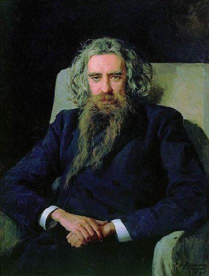 Nikolai Yaroshenko Portrait of Vladimir Solovyov,